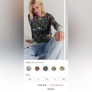 Free People Thermal New Forest Combo Medium